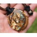 Authentic Jundah Opal Fossil Necklace Talisman, Australian Handcrafted by Platypus Dreaming 